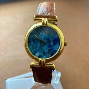 1992 FOSSIL SHATTERED ABALONE WATCH HE-3337